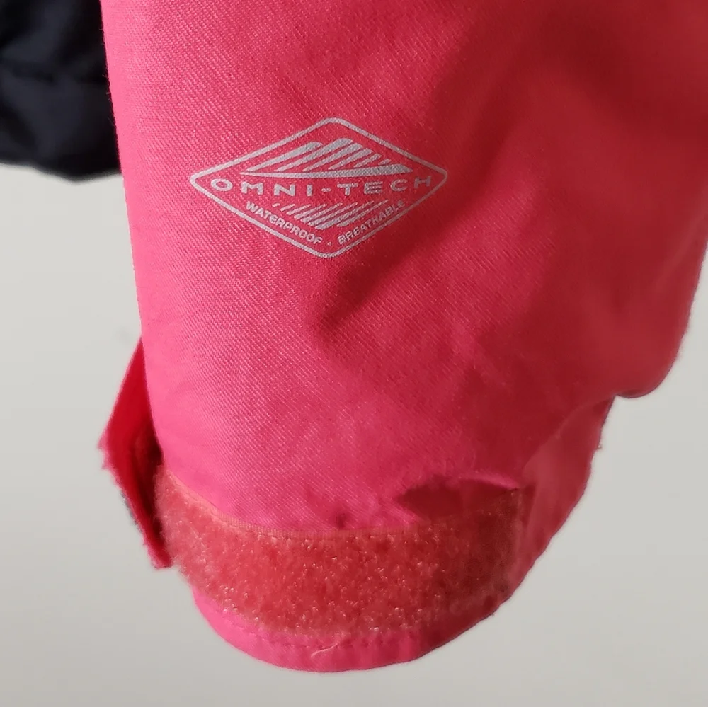 Columbia Kid's Coral/Black Coat Size 14-16